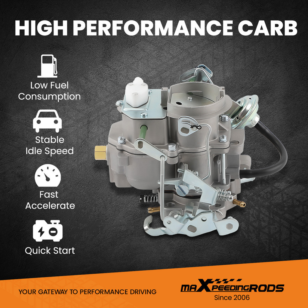 Maxpeedingrods 2-Barrel คาร์บูเรเตอร์ Carb สําหรับ Jeep CJ5 CJ7 Wagoneer 6 CYL 4.2L 258 Auto Choke