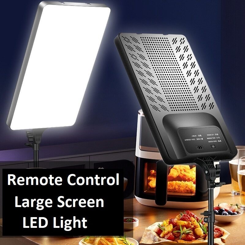 24นิ้ว ไฟสตูดิโอ ไฟไลฟ์สด LED Light ซอฟบ๊อก พร้อมรีโหมด ไฟสตูดิโอ ไฟถ่ายภาพ รีโมทแสงได้ ไฟต่อเนื่อง photography