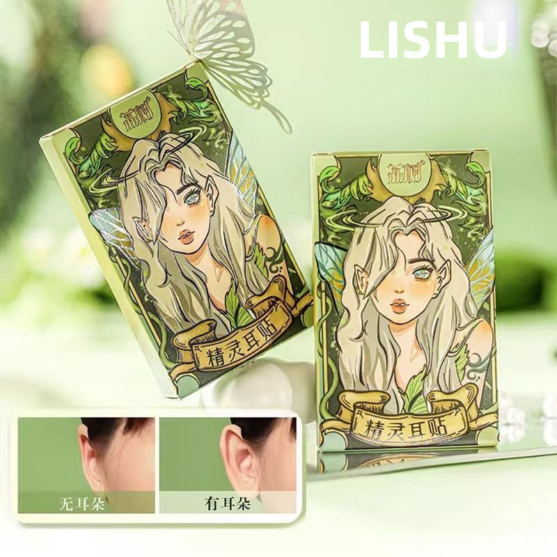 LISHU สติ๊กเกอร์ติดหูแสดงหูยืนหน้าเล็ก