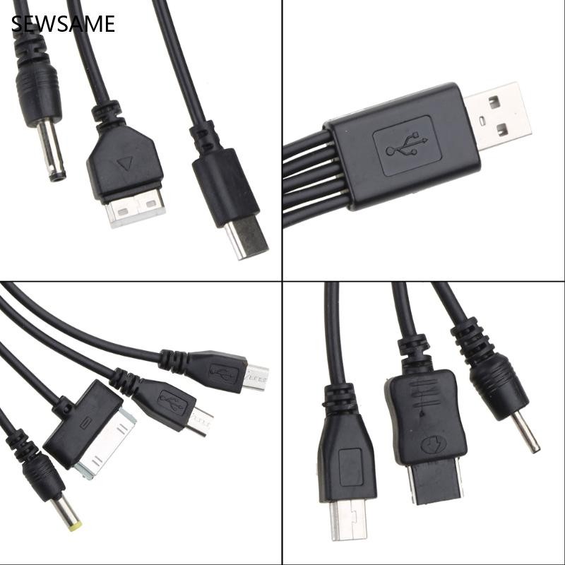 Universal USB To Multi Plug Cellpahone Charger Cable 10 in 1 USB Cable 20CM