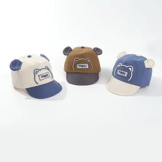 หมวกเด็ก ไม่ถึง 1ขวบ หมวกแก๊ปลายหมี พร้อมส่งจากไทย