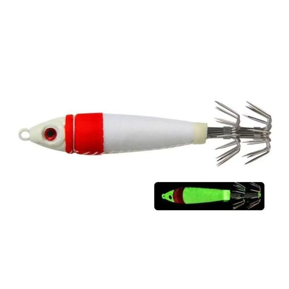 Amber เหยื่อกุ้ง, ตะกั่ว Sinker เหยื่อตกปลากุ้งไม้ส่องสว่าง, 2025 ตะขอ 80g 90g 120g จําลองตะขอปลาหมึก - รูปที่ 5