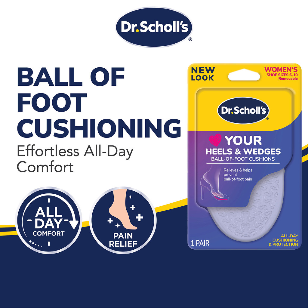 Dr.Scholl Love Your HEELS & WEDGES Ball of Foot Cushions