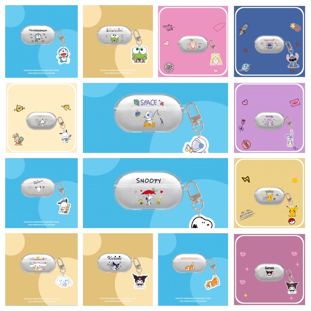 เคสกันกระแทกสําหรับ Sony ambie AM-TW02 Clear Soft Creative Ins TPU หูฟังสําหรับ Sony ambie AM-TW02 แ