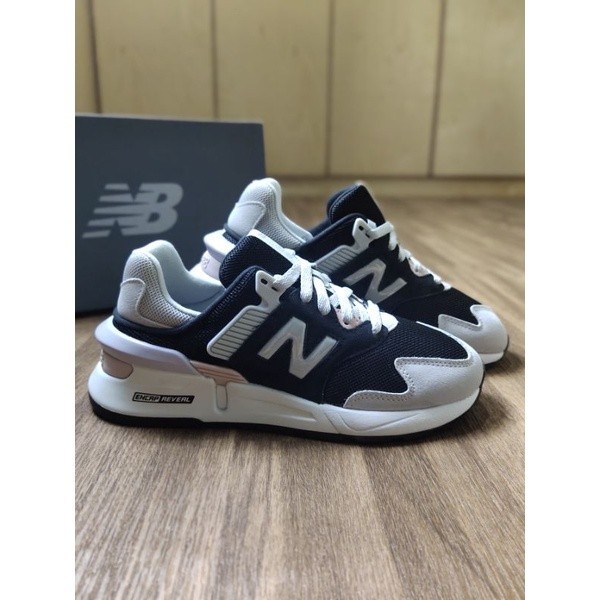 New Balance 997 รองเท้าผ้าใบ สีดํา สีขาว