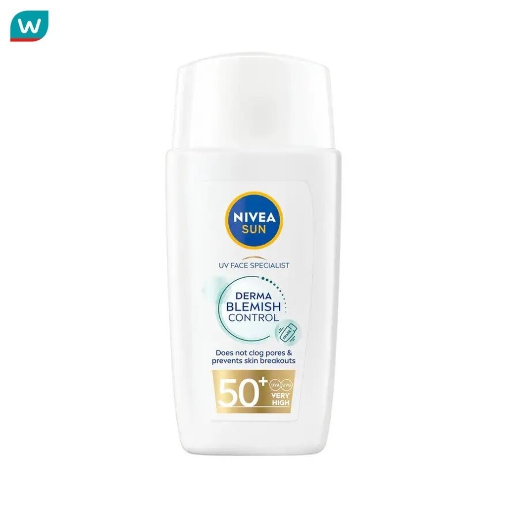 ซื้อ NIVEA นีเวีย ซัน เดอร์มา เบลมิช คอนโทรล เอสพีเอฟ50+ 40 มล.