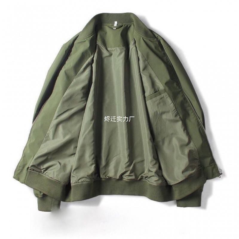Jacket Men's Spring and Autumn American Retro Ma1 Pilot Jacket Loose All-Match Casual Baseball Unifo