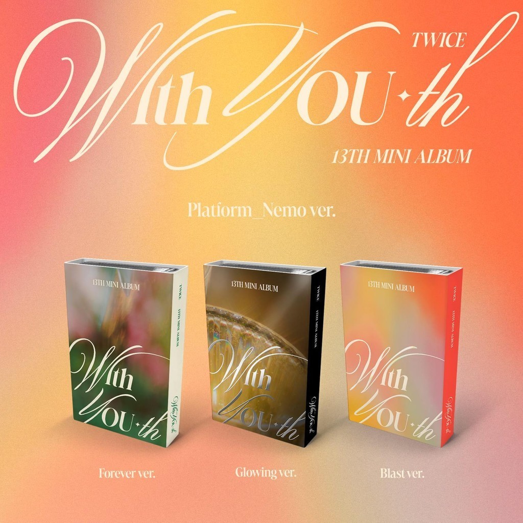 [JYP SHOP POB+Pre-order POB+พร้อมส่งจากไทย] TWICE - 13th Mini Album [With YOU-th] (Nemo Ver.) อัลบั้
