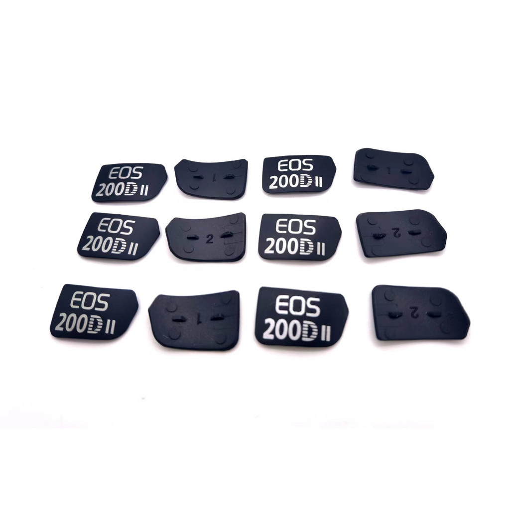 1PCS ใหม่สําหรับ Canon 200DII 200D รุ่นที่สอง ป้ายสีขาวสีดํา ป้ายป้าย ยี่ห้อ frout cover โลโก้อะไหล่ซ่อม