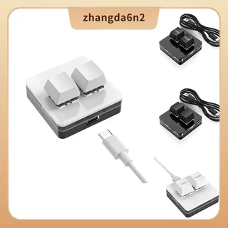 【พร้อมส่ง】คีย์บอร์ด 2 คีย์ RGB มาโคร OSU ขนาดเล็ก สําหรับเล่นเกม