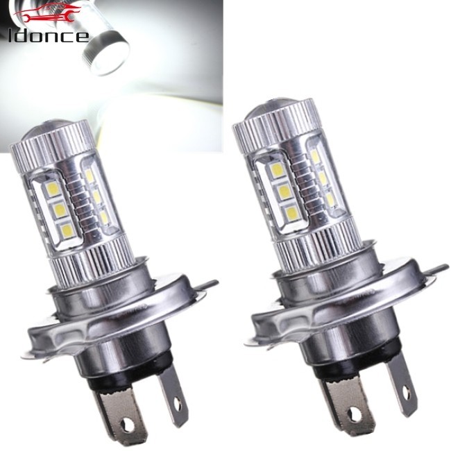 จัดส่งภายในประเทศ! ชุดหลอดไฟหน้า Led H4 80w 4000lm 6000K-6500K สว่างมาก พร้อมเลนส์ สําหรับรถยนต์