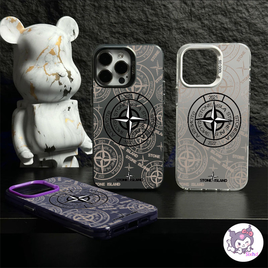เคสโทรศัพท์มือถืออะคริลิคแข็ง กันกระแทก ลายหัวใจ สีแคนดี้ สําหรับ IPhone 11 15 13 14 12 Pro Max 7 Plus 8 Plus X XR Xs Max 2 in 1