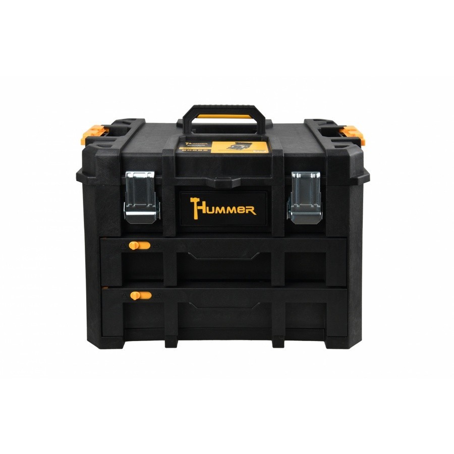 good.garden29 HUMMER ชุดกล่องเครื่องมือ HD Modular – METAL Latches(มีลิ้นชัก2ชั้น)20-3/4 x 14-1/2 x 15-3/4 ยอดขายอันดับ1