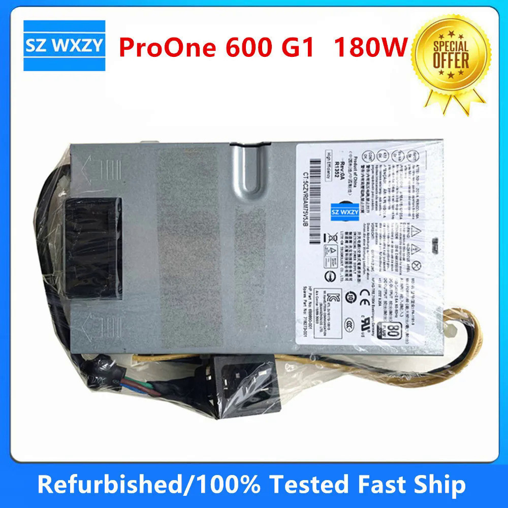จัดหา All-In-One สําหรับ Power HP ProOne 600 G1 180W PA-181-9 P/N 699890-001 718273-001 ทดสอบแล้ว 10