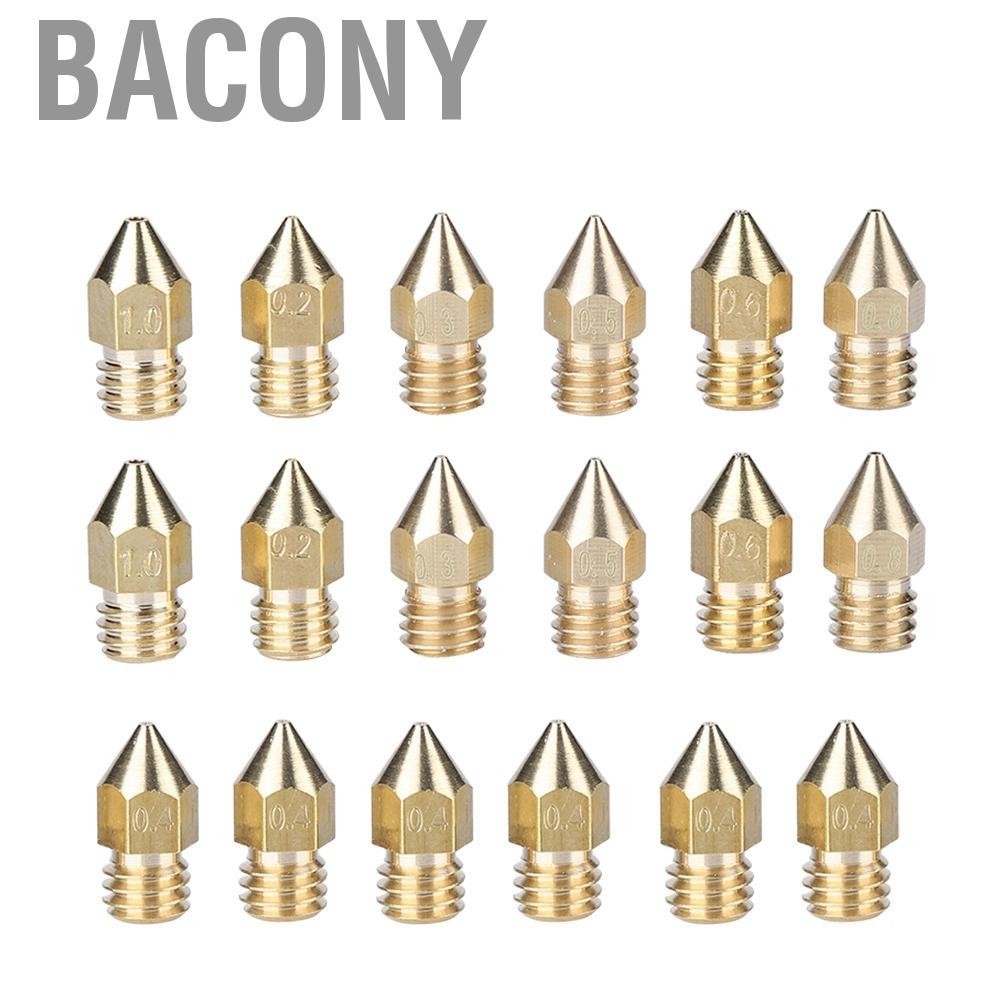 Bacony Shopping Spree 3D Printer Extruder Brass Nozzle Mk8