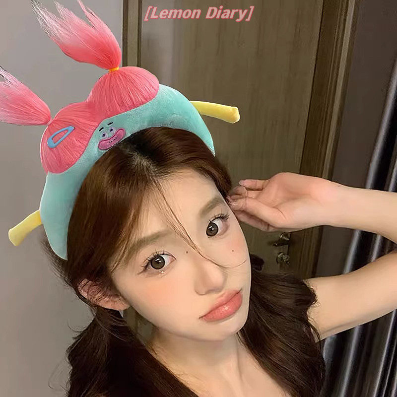 Ld| ใหม่ ที่คาดผมฟองน้ํา รูปตุ๊กตาการ์ตูนตลกน่ารัก สีสันสดใส เครื่องประดับผม สําหรับผู้หญิง 2023 1 ชิ้น