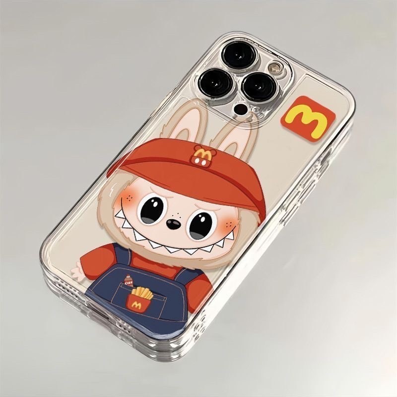 poppa ส่งจากไทย labubu เคสไอโฟน11 13 14plus 15 pro max XR 12 13pro เคสด้าน 6P 7P 8P พสัส X 14plus#478-3