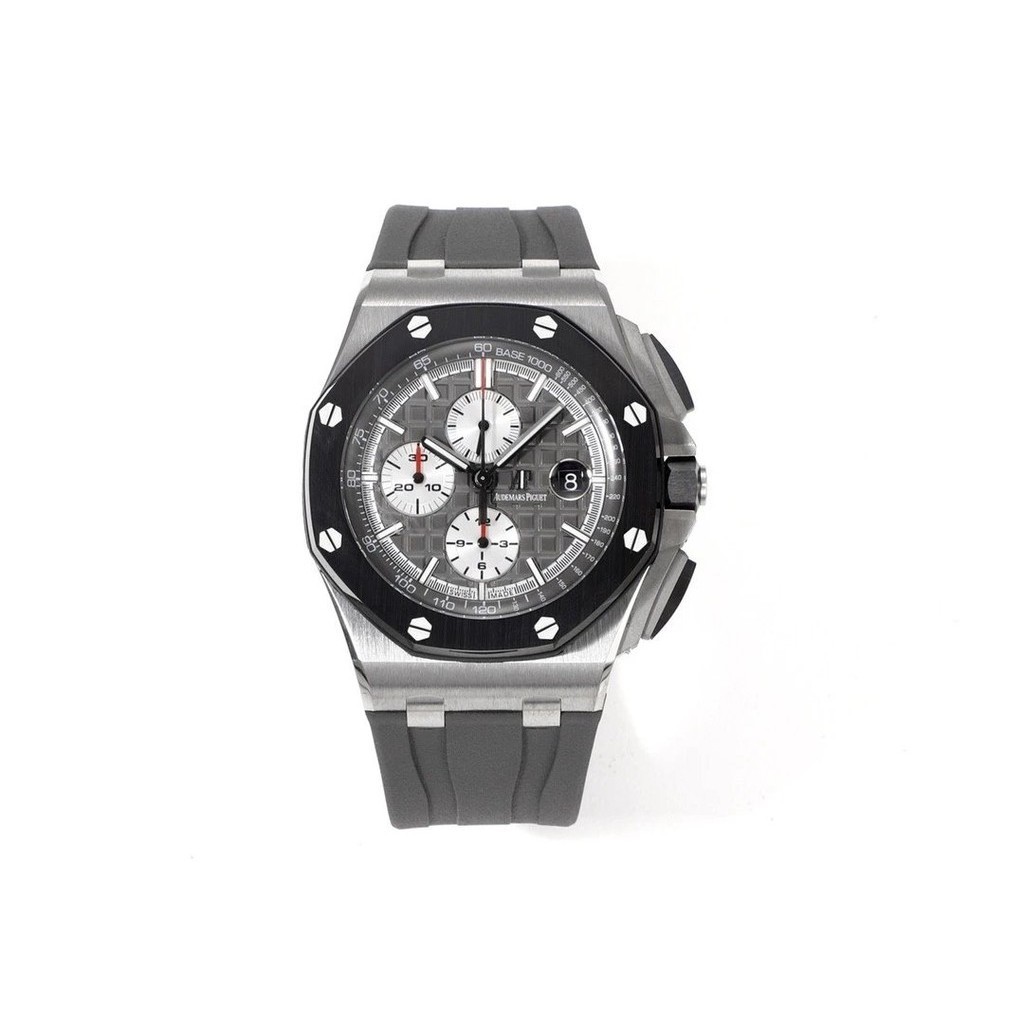 Jjf โรงงาน Aibi นาฬิกา Royal Oak Offshore ประเภท 26400IO ช ้ างสแตนเลสแหวนเซรามิคนาฬิกากลไกอัตโนมัติ 44 มม .