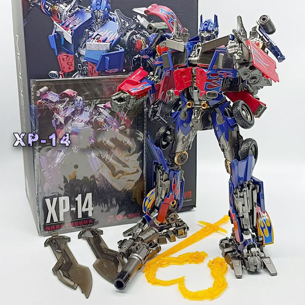 30 ซม. XP14 Optimus Prime Transformer รูปของเล่น Big Commander รถบรรทุกรุ่นรถหุ่นยนต์ Transforming Action Figure