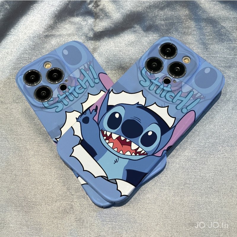 น ่ ารักการ ์ ตูน Stitch hard case แพคเกจเต ็ มรูปแบบ anti drop hard กรณีโทรศัพท ์ เหมาะสําหรับ iPhone 15 14 13 12 11 pro Max se X XR XS Max 7 8 6s Plus & *-
