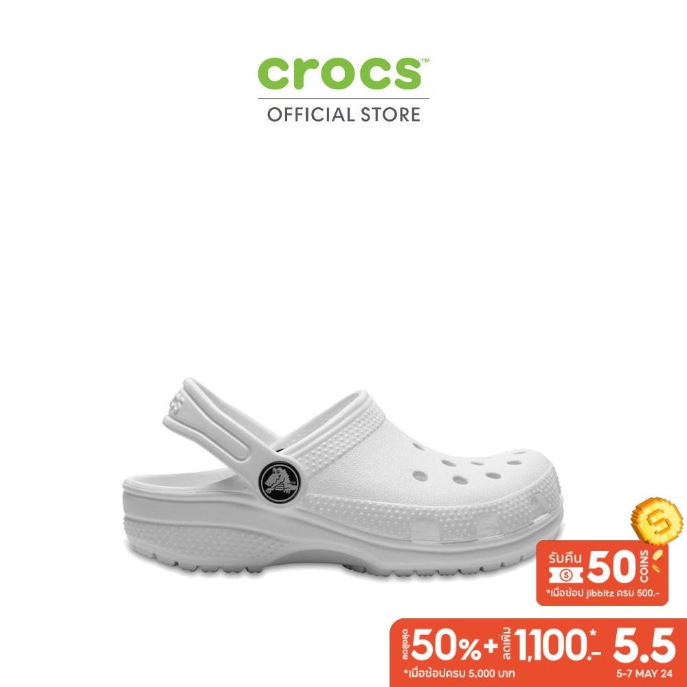 CROCS รองเท้าลำลองเด็ก CLASSIC CLOG รุ่น 206991100 - WHITE