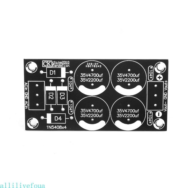 Allilivefoua Rectifier Filter Power Supply Board Amplifier Dual Power PCB Bare Board