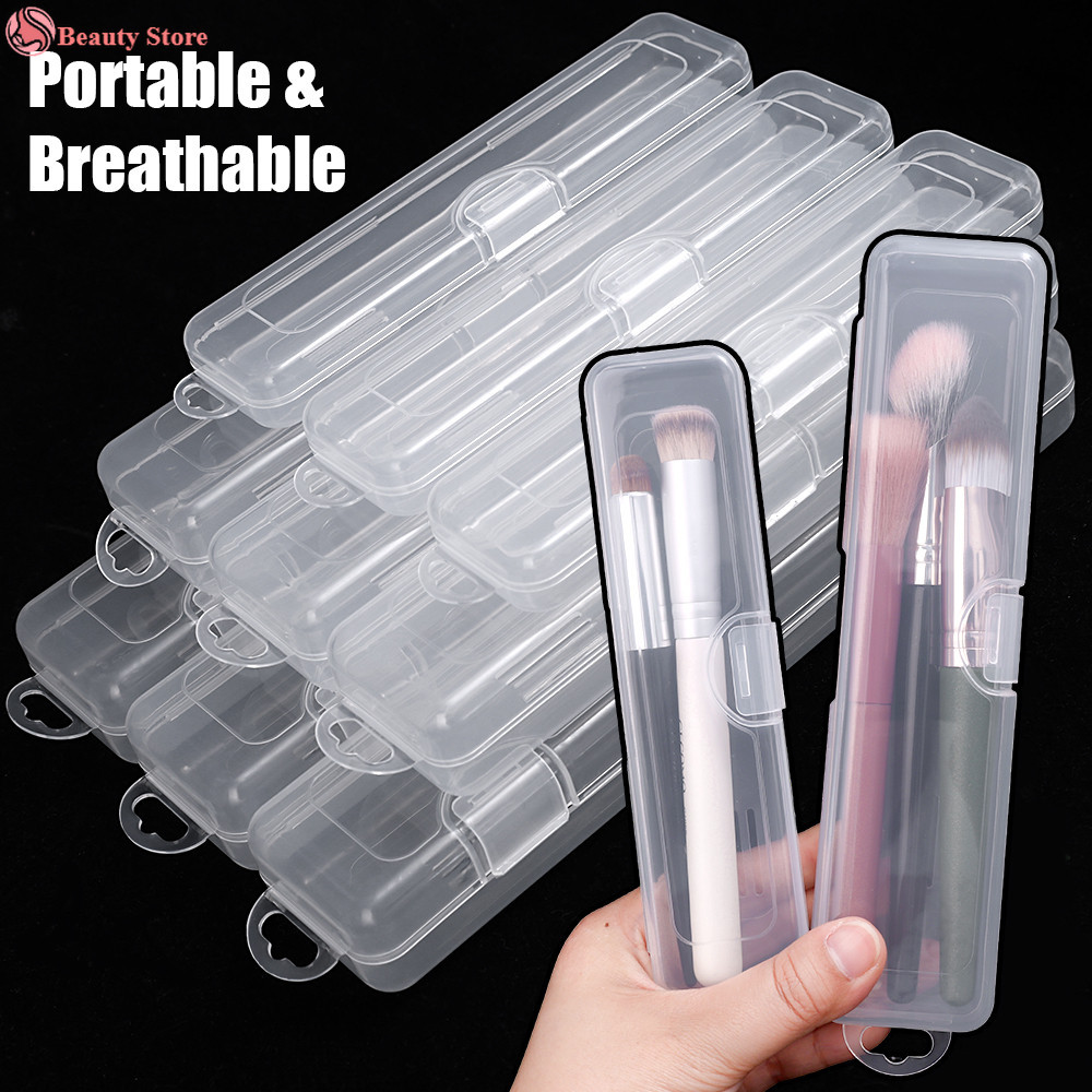 แบบพกพาโปร ่ งใสแปรงแต ่ งหน ้ ากล ่ องเก ็ บสแควร ์ กันฝุ ่ นลิปสติกคอนเทนเนอร ์ Organizer