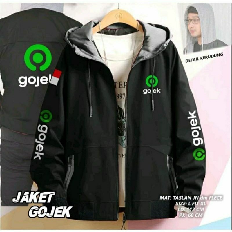 GOJEK JACKET / GOJEK BOMBER JACKET / GO FOOD / GOJEK / BOMBER JACKET / GO FOOD BOMBER / BOMBER DRIVE