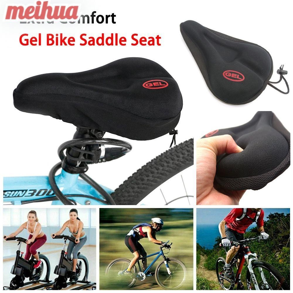 Meihua Gel Bike Cover Soft Road Bike Saddles ขี ่ จักรยานกลางแจ ้ ง Extra Comfort Bike Cushion Pad