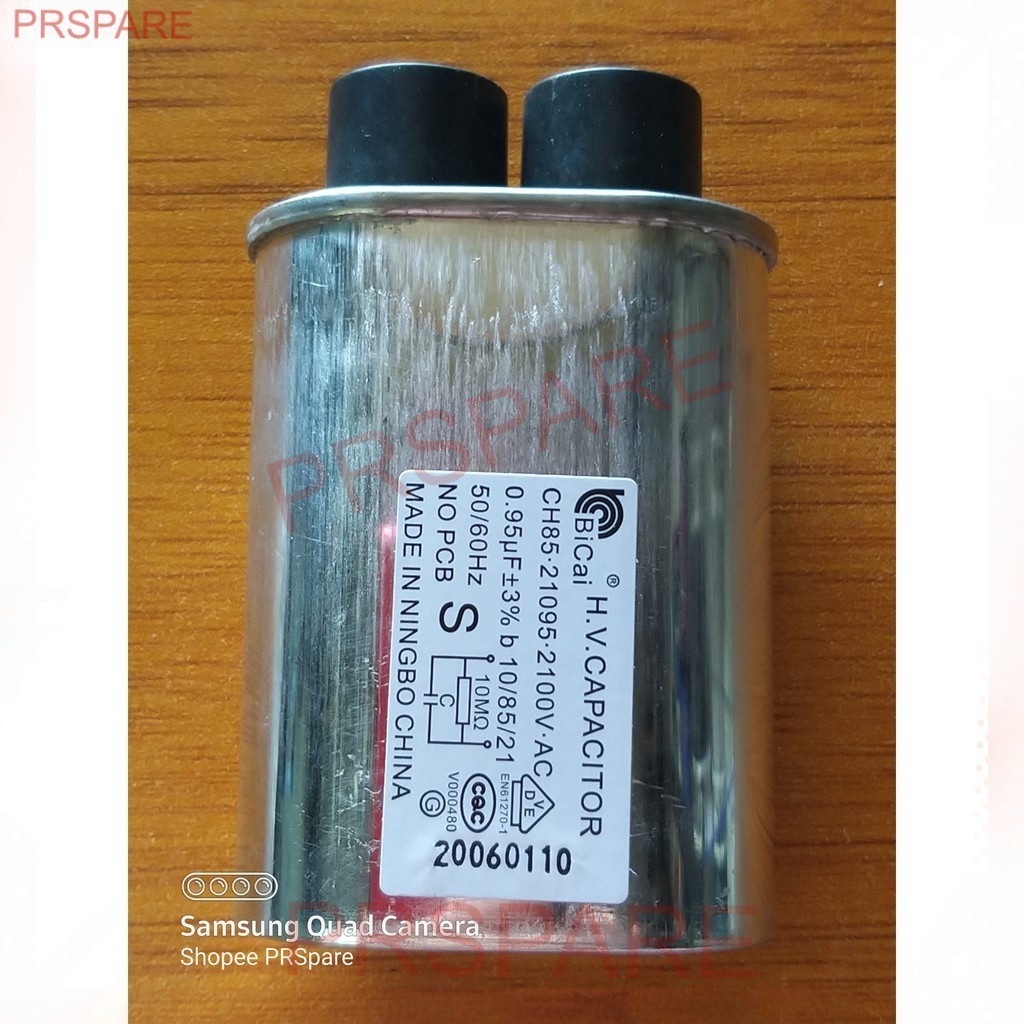Laz SHARP ORIGINAL 1306 0.95UF 2100KV CAPACITOR MICROWAVE R207EK HIGH VOLTAGE HV CAPACITOR