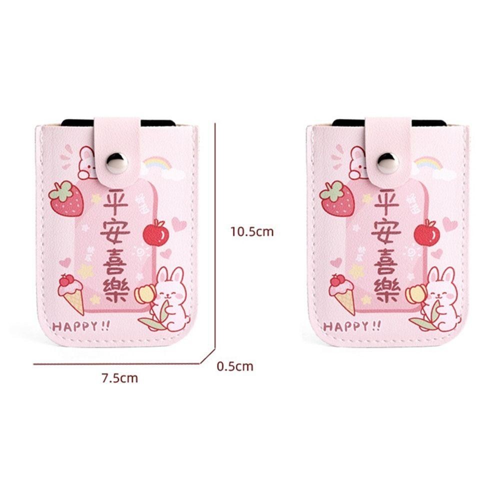 HOBBYIN ผู้ถือบัตร รหัส,5กระเป๋าบัตรดึงออกประเภทมินิการ์ดกระเป๋าสตางค์,สร้างสรรค์ลามิเนตปกปิดRFIDการปิดกั้นหนังPUนามบัตรผู