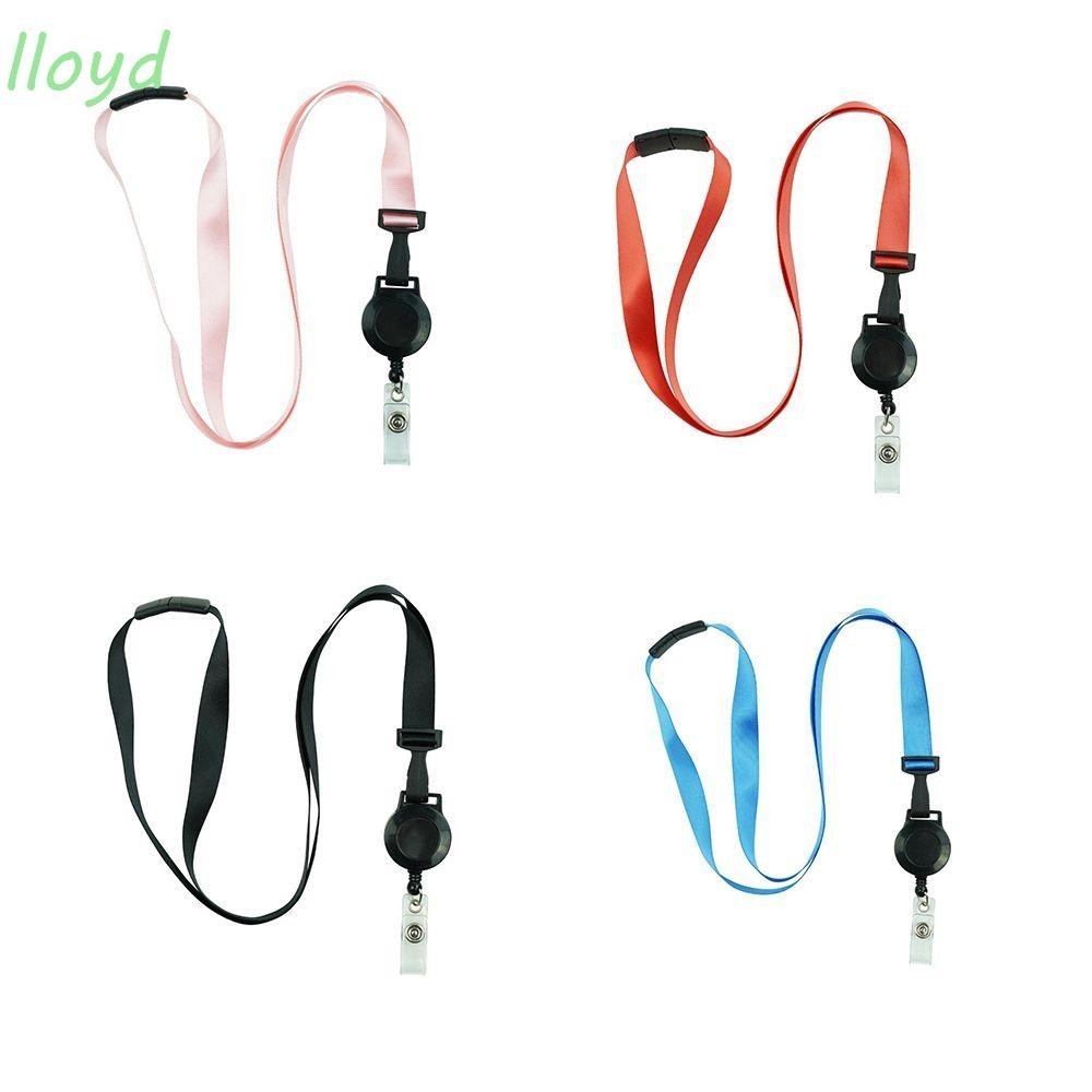 Lloyd Retractable โทรศัพท ์ Lanyard Anti-lost Diagonal Strap Badge Reel ไนลอนเชือกนุ ่ มโทรศัพท ์ มือถือแขวนสายสายคล ้ องคอทํางานการ ์ ดเชือก