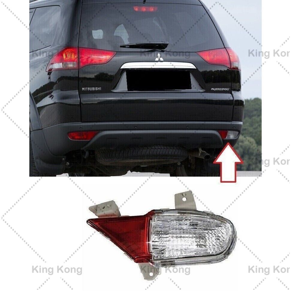 MITSUBISHI มิตซูบิชิ ปาเจโร มอนเตโร 2008 2009 2010 2011 2012 2013 2014 ด้านหลังกันชนสะท้อนแสงด้านหลังกันชนแสงโคมไฟ