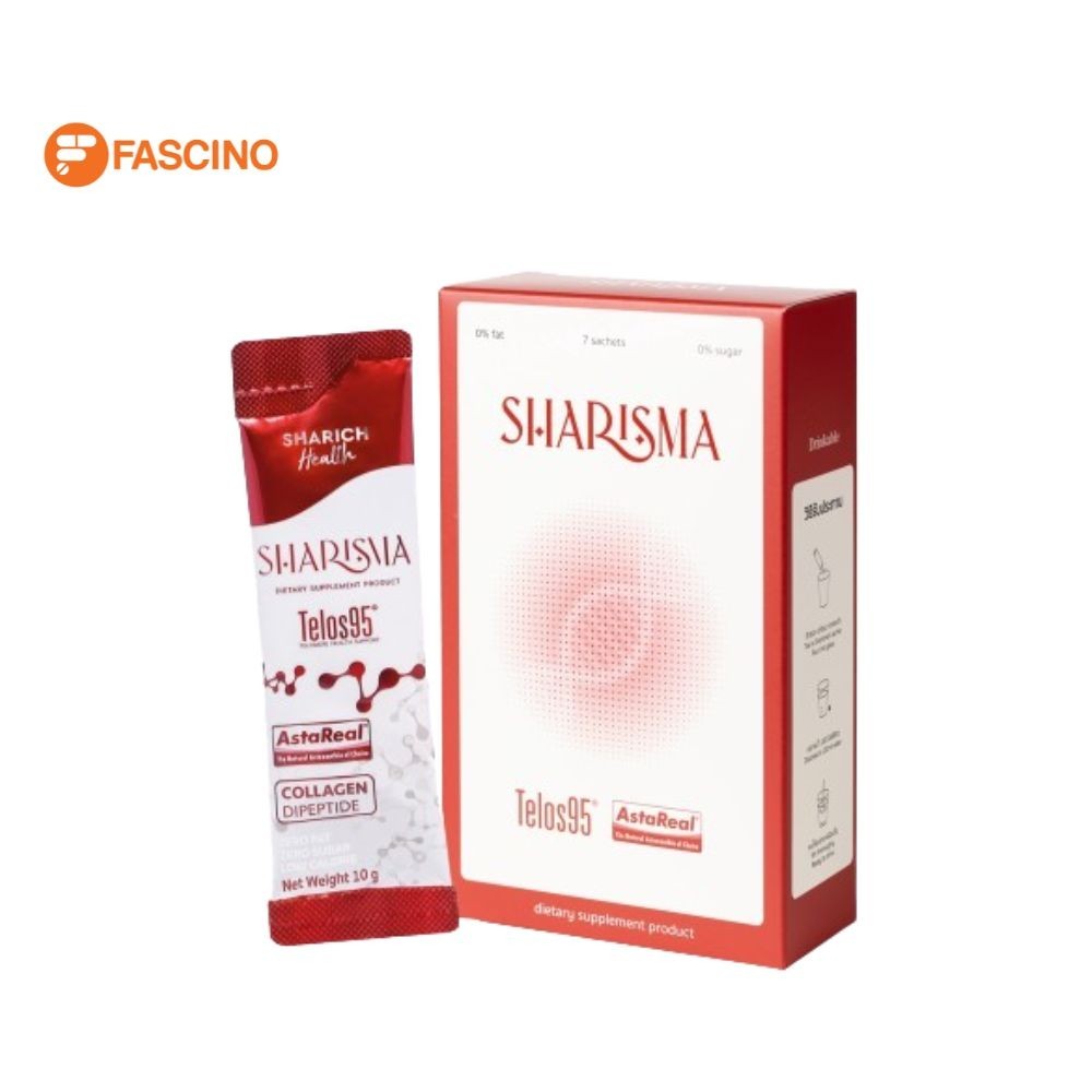 SHARISMA TELOS95 ผลิตภัณฑ์เสริมอาหารคอลลาเจนไดเปปไทด์ (กล่อง 7 ซอง)
