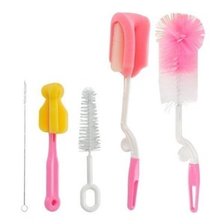 สต็อคไทย ❤️  N210 เซ็ต 5 ชิ้น ฟองน้ำ แปรงล้างขวดนม ชุดสุดคุ้…