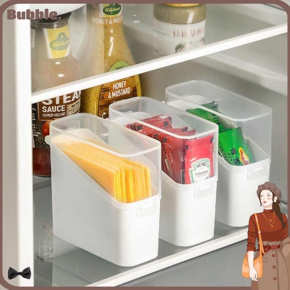 กล่องเก็บของ ฟอง พร้อมฝาปิด ประหยัดพื้นที่ถุงเครื่องเทศ หน้า เครื่องปรุงรสซอสความร้อนได้ กล่องการจําแนกชา