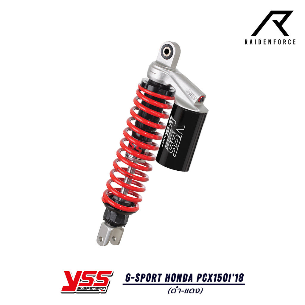 โช้ค YSS G-Sport Honda PCX150i'18  สี แดง/ดำ