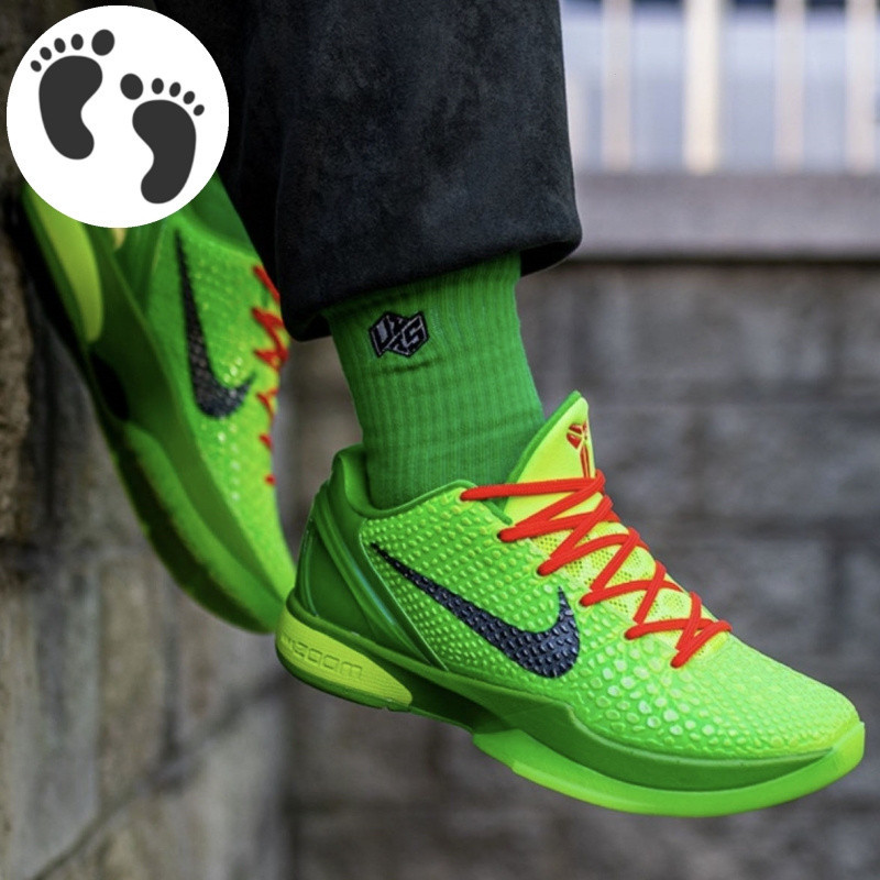 NK Kobe 6 Kobe 6 ZK6 Black Mamba Masters Road Green Hornet Gaobi Bayern รองเท้าผ้าใบต่อสู้จริง CW219