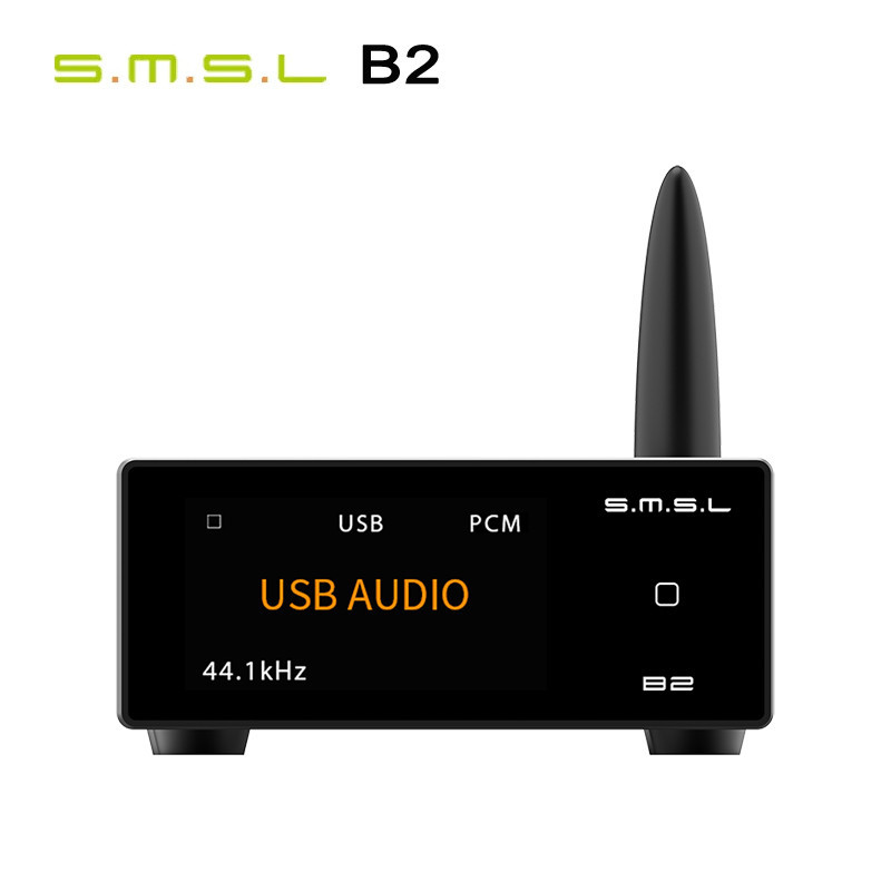 Smsl B2 USB/ตัวแปลงตัวรับสัญญาณเสียงบลูทูธ 5.1 CS43131 Coaxial/Optical