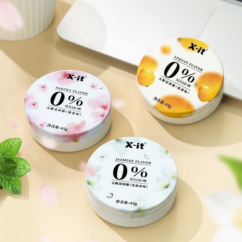Imint Sugar-Free Throat Lozenges คอครูปกป้องลูกอมแข็ง Mint Candy Fresh Breath Candy กล่อง xit Moistu