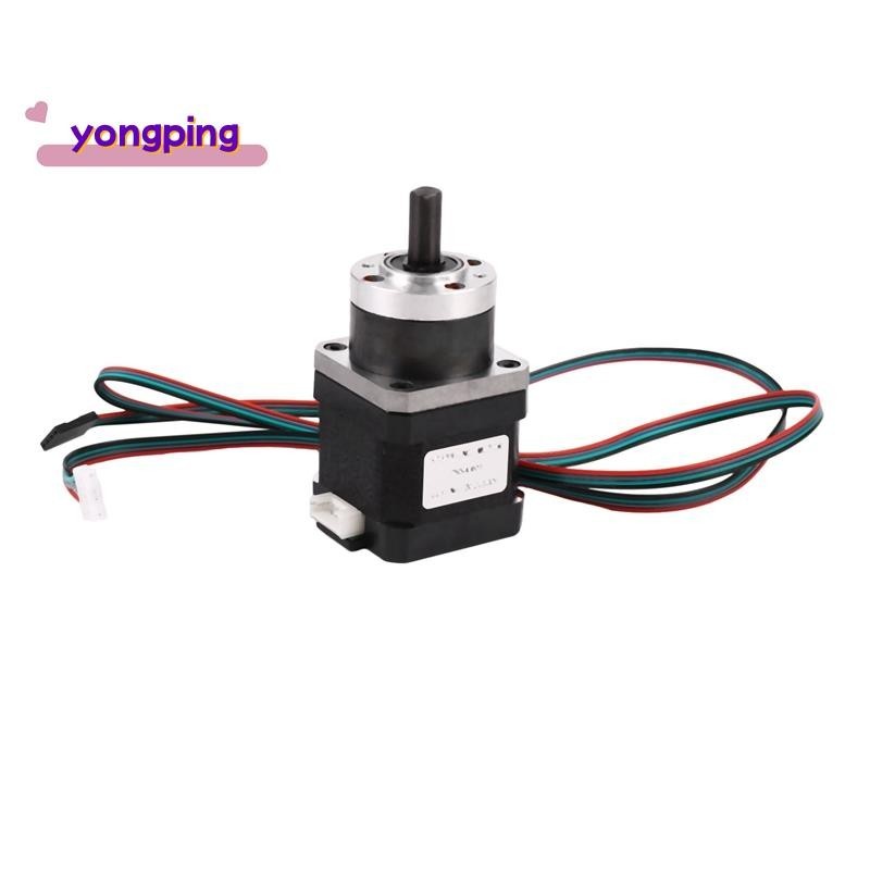 4-lead Nema17 Stepper Motor 42 มอเตอร ์ Extruder Gear Stepper Motor Ratio 5.18 เกียร ์ ดาวเคราะห ์ N