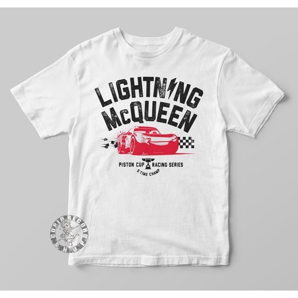 เสื้อยืด พิมพ์ลายการ์ตูนเกม Mcqueen Mc Queen Cars สําหรับเด็กผู้ชาย ผู้หญิง อายุ 1 12 ปี DTG3 ผ้าฝ้า