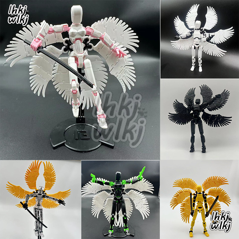 ใหม ่ Dummy 13 Action Figure Lucky 13 3D การพิมพ ์ ประกอบของเล ่ น T13 ตกแต ่ งตุ ๊ กตา