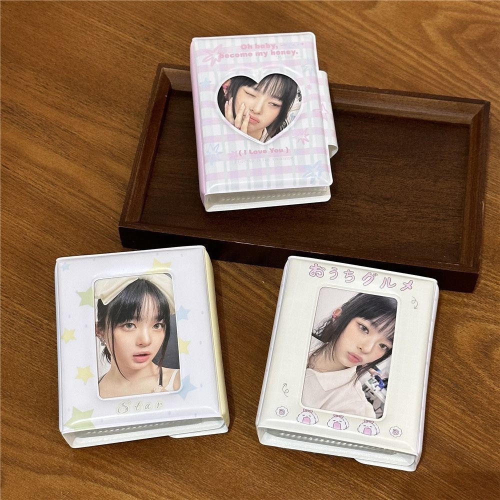 Ins สไตล์ Snapper ซูชิ Yigongge การ์ดหนังสือปุ่ม Snap 10 ซม.อัลบั้มรูปโพลารอยด์ Aidou การ์ดเกาหลีผู้ถือบัตร