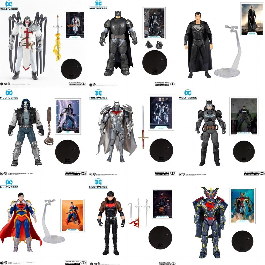 [DC ของแท ้ ] McFarland Justice League Superman Batman Kinetic Superman Wolf Blush Hood