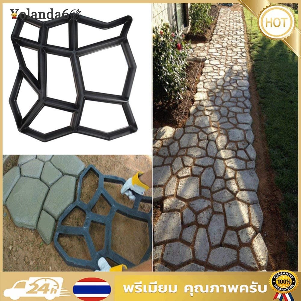 【 COD 】สวนชั ้ นเดินแม ่ พิมพ ์ ทางเท ้ า DIY ด ้ วยตนเองปูอิฐซีเมนต ์ หินถนน ราคา ถูกที่สุด ดีลบีเคเค แกลเลอรีภาพที่ 3