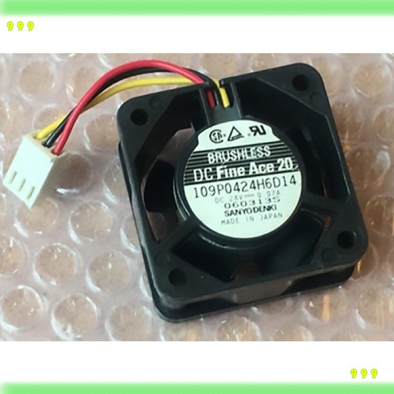 พัดลม SanAce40 24V 0.07A 109P0424H6D14 4020 พร้อมส่ง