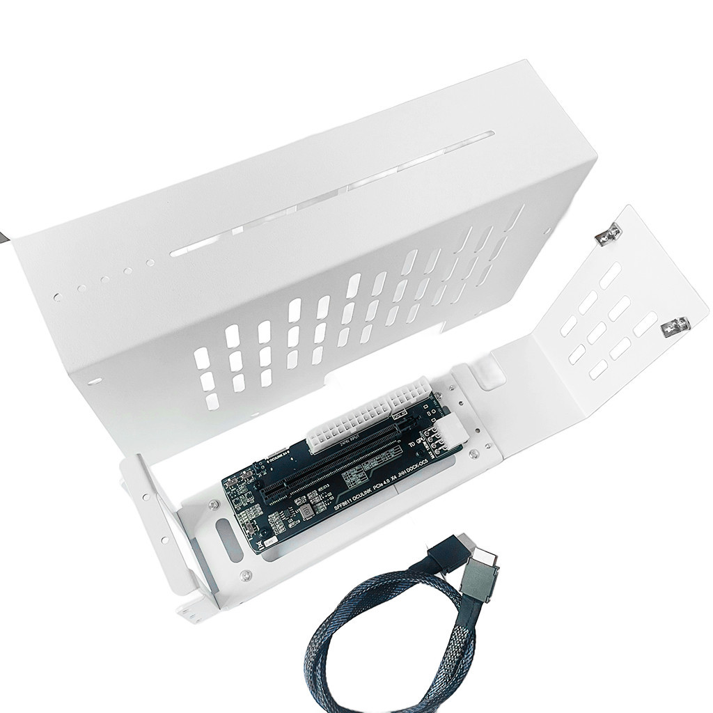 แล็ปท็อป eGPU กรณี SFF 8611 Oculink M.2 ภายนอกกราฟิกการ์ด GPU ผู้ถือ Dock PCIE 4.0 X4 Gen4 สําหรับโน้ตบุ๊ค GDP NUC อะแดปเตอร์การ์ด