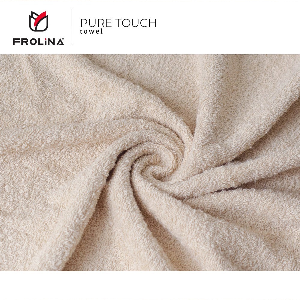 Frolina Pure Touch เซ็ทผ้าขนหนูเช็ดตัวและเช็ดผม ขนาด  30x60+15x30 นิ้ว - 5