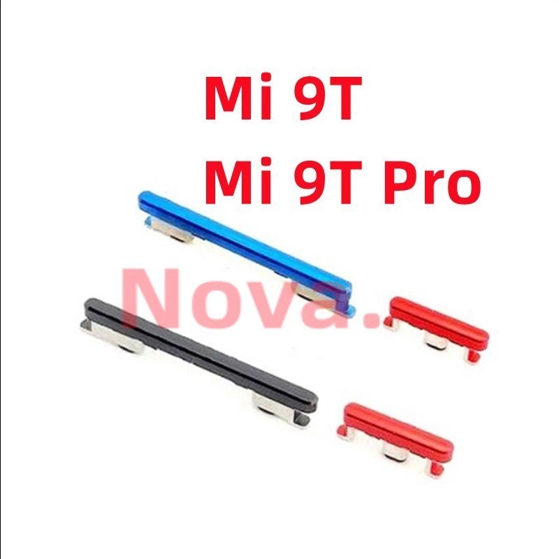 สําหรับ Xiaomi Mi 9T Pro ปุ่มปรับระดับเสียงไฟเคสโทรศัพท์ด้านข้างสวิตช์กุญแจส่วนโทรศัพท์มือถือ